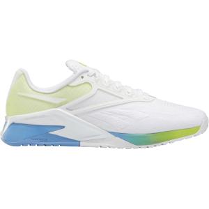 imageReebok Womens Nano X2 Cross Trainer SneakerCloud WhiteEssential BlueAcid Yellow