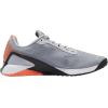 imageReebok Womens X NAT Geo Nano X1 Vegan Cross TrainerCold GreyBlackOrange Flare