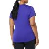 imageReebok Womens Big Logo TeeBold PurpleWhite Vector Logo