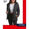 imageReebok Womens Jacket  Lightweight Quilted Puffer Parka Coat with Flex Stretch Panels  Casual Jacket for Women SXLJet Black