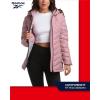 imageReebok Womens Jacket  Lightweight Quilted Puffer Parka Coat with Flex Stretch Panels  Casual Jacket for Women SXLRose Pink