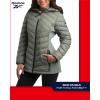 imageReebok Womens Jacket  Lightweight Quilted Puffer Parka Coat with Flex Stretch Panels  Casual Jacket for Women SXLSage