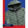 imageReebok Womens Jacket  Lightweight Quilted Puffer Parka Coat with Flex Stretch Panels  Casual Jacket for Women SXLSage