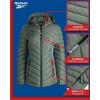 imageReebok Womens Jacket  Lightweight Quilted Puffer Parka Coat with Flex Stretch Panels  Casual Jacket for Women SXLSage