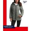 imageReebok Womens Jacket  Lightweight Quilted Puffer Parka Coat with Flex Stretch Panels  Casual Jacket for Women SXLSage
