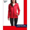 imageReebok Womens Jacket  Lightweight Quilted Puffer Parka Coat with Flex Stretch Panels  Casual Jacket for Women SXLVector Red