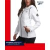 imageReebok Womens Jacket  Lightweight Quilted Puffer Parka Coat with Flex Stretch Panels  Casual Jacket for Women SXLWhite