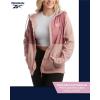 imageReebok Womens Jacket  Polar Fleece Sweatshirt Jacket  Lightweight Coat for Women SXLDusty Rose Pink