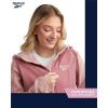 imageReebok Womens Jacket  Polar Fleece Sweatshirt Jacket  Lightweight Coat for Women SXLDusty Rose Pink