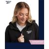 imageReebok Womens Jacket  Polar Fleece Sweatshirt Jacket  Lightweight Coat for Women SXLJet Black