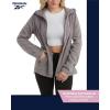 imageReebok Womens Jacket  Polar Fleece Sweatshirt Jacket  Lightweight Coat for Women SXLMedium Grey