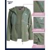 imageReebok Womens Jacket  Polar Fleece Sweatshirt Jacket  Lightweight Coat for Women SXLSage