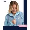 imageReebok Womens Jacket  Polar Fleece Sweatshirt Jacket  Lightweight Coat for Women SXLSoft Blue