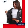 imageReebok Womens Jacket  Weather Resistant Fleece Lined Windbreaker Jackets for Women  Cozy Zip Up Hoodie Jacket SXLJet Black