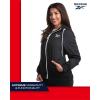 imageReebok Womens Jacket  Weather Resistant Fleece Lined Windbreaker Jackets for Women  Cozy Zip Up Hoodie Jacket SXLJet Black