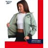 imageReebok Womens Jacket  Weather Resistant Fleece Lined Windbreaker Jackets for Women  Cozy Zip Up Hoodie Jacket SXLSage