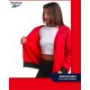 imageReebok Womens Jacket  Weather Resistant Fleece Lined Windbreaker Jackets for Women  Cozy Zip Up Hoodie Jacket SXLVector Red