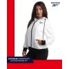 imageReebok Womens Jacket  Weather Resistant Fleece Lined Windbreaker Jackets for Women  Cozy Zip Up Hoodie Jacket SXLWhiteBlack Trim
