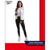 imageReebok Womens Jacket  Weather Resistant Fleece Lined Windbreaker Jackets for Women  Cozy Zip Up Hoodie Jacket SXLWhiteBlack Trim