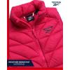 imageReebok Womens Puffer Vest  Quilted Insulated Winter Vest High Collar  Sleeveless Jacket for Women SXLFuschia