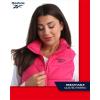 imageReebok Womens Puffer Vest  Quilted Insulated Winter Vest High Collar  Sleeveless Jacket for Women SXLFuschia