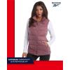 imageReebok Womens Puffer Vest  Quilted Insulated Winter Vest High Collar  Sleeveless Jacket for Women SXLRose Pink