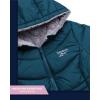imageReebok Womens Winter Jacket  Reversible Quilted Puffer with Sherpa Fleece Lining  Parka Coat for Women S3X Plus SizePeacock