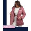 imageReebok Womens Winter Jacket  Reversible Quilted Puffer with Sherpa Fleece Lining  Parka Coat for Women S3X Plus SizeRose Pink