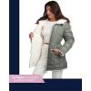 imageReebok Womens Winter Jacket  Reversible Quilted Puffer with Sherpa Fleece Lining  Parka Coat for Women S3X Plus SizeSage