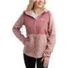 imageReebok Womens Jacket  Polar Fleece Sweatshirt Jacket  Lightweight Coat for Women SXLDusty Rose Pink