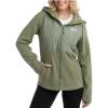 imageReebok Womens Jacket  Polar Fleece Sweatshirt Jacket  Lightweight Coat for Women SXLSage