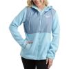 imageReebok Womens Jacket  Polar Fleece Sweatshirt Jacket  Lightweight Coat for Women SXLSoft Blue