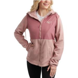 imageReebok Womens Jacket  Polar Fleece Sweatshirt Jacket  Lightweight Coat for Women SXLDusty Rose Pink