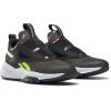 imageReebok Boys XT Sprinter SlipOn SneakerArmy GreenBlackAcid Yellow