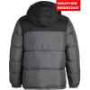 imageReebok Mens Puffer Jacket  Heavyweight Quilted Puffer Coat with Wide Hood  Weather Resistant Ski Jacket for Men MXXLBlackCharcoal
