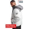 imageReebok Mens Puffer Jacket  Heavyweight Quilted Puffer Coat with Wide Hood  Weather Resistant Ski Jacket for Men MXXLCharcoalGrey