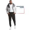imageReebok Mens Puffer Jacket  Heavyweight Quilted Puffer Coat with Wide Hood  Weather Resistant Ski Jacket for Men MXXLCharcoalGrey