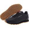 imageReebok UnisexChild Classic Leather SneakerBlackGum