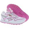 imageReebok UnisexChild Classic Leather SneakerFootwear WhiteIcono PinkFootwear White