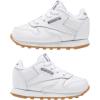 imageReebok UnisexChild Classic Leather SneakerWhiteGumInt