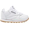 imageReebok UnisexChild Classic Leather SneakerWhiteGumInt