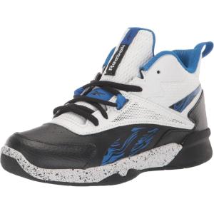 imageReebok Boys More Buckets Sneaker WhiteBlackCobalt 5 Little Kid