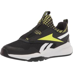 imageReebok Boys XT Sprinter SlipOn SneakerBlackSolar Acid YellowWhite