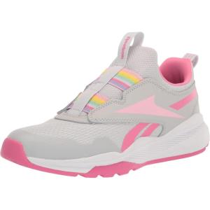 imageReebok Boys XT Sprinter SlipOn SneakerPure GreyTrue PinkWhite