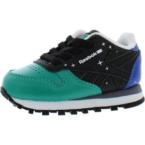 imageReebok UnisexChild Classic Leather SneakerPj Masks VillainsGreenBlue