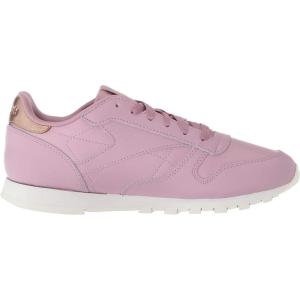 imageReebok UnisexChild Classic Leather SneakerRminfused LilacChalk