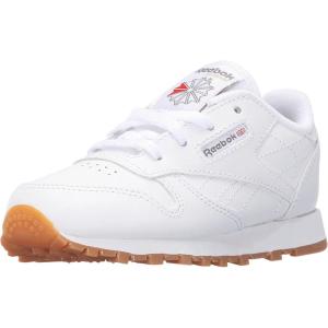 imageReebok UnisexChild Classic Leather SneakerWhiteGum