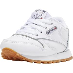 imageReebok UnisexChild Classic Leather SneakerWhiteGumInt