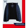 imageReebok Mens Winter Jacket  Heavyweight Quilted Puffer Parka Coat  Ski Jacket for Men Sherpa Lined Hood SXLVector Navy Blue