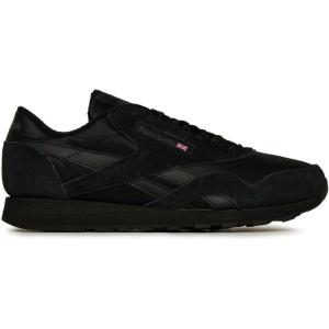 imageReebok Mens Classic Harman Run SneakerCblack Cblack Purgry
